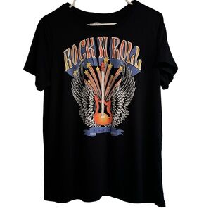 Home Free Rock N Roll Guitar Graphic Tee Size L(12/14)